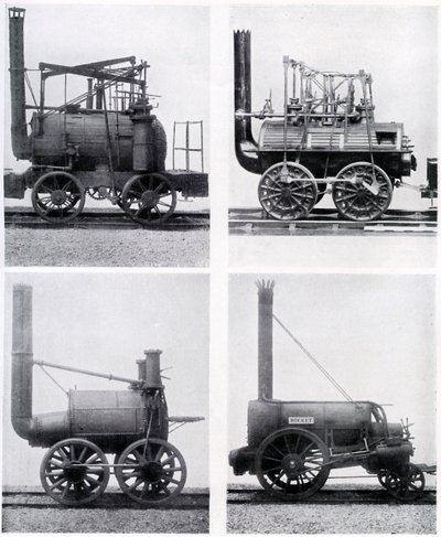 Premières locomotives, 19e siècle, vers 1920 - Unbekannt