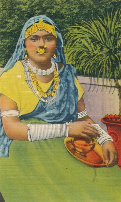 Fille indienne de l