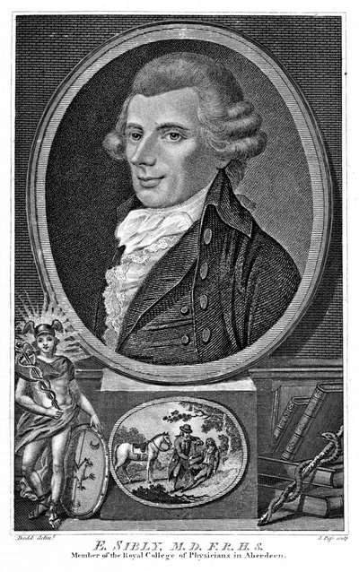 Ebenezer Sibly, astrologue et médecin britannique, fin XVIIIe siècle - Unbekannt