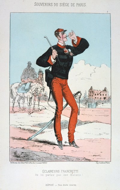 Éclaireurs Franchetti, Siège de Paris, 1870-1871 - Unbekannt