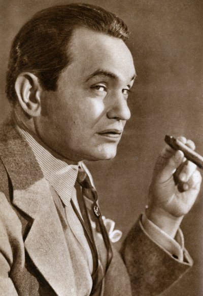 Edward Goldenberg Robinson, acteur de théâtre et de cinéma américain, d