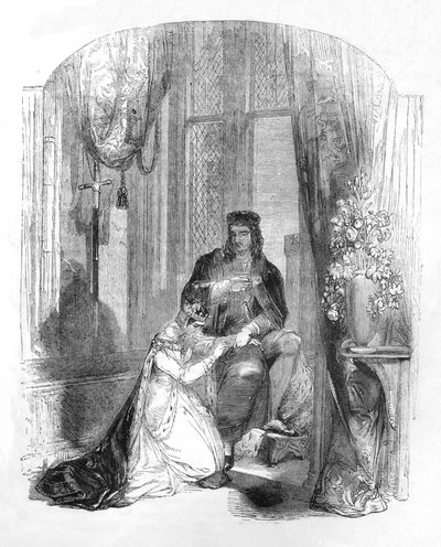 Édouard III et la comtesse de Salisbury, 1845 - Unbekannt
