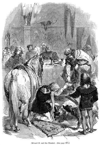 Édouard II et le ménestrel - Unbekannt