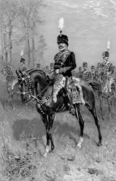 Édouard VII en colonel en chef des 10e hussards, 1902 - Unbekannt