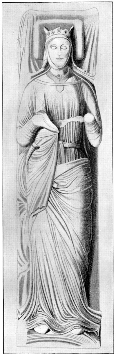 Effigie de la reine Éléonore, épouse d