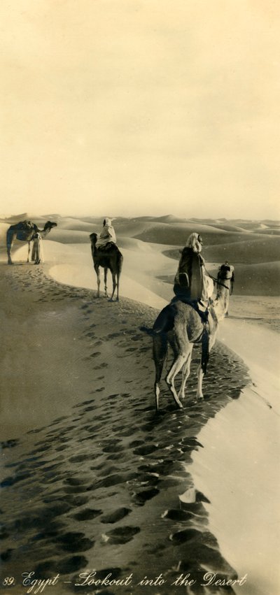 Égypte - Vue sur le désert, vers 1918-1939 - Unbekannt