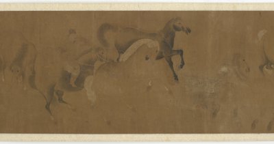Huit chevaux et un palefrenier - Unbekannt