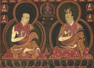 Huitième Karmapa, Mikyo Dorje (1507-1554) et son maître le Premier Sangye Nyenpa - Unbekannt