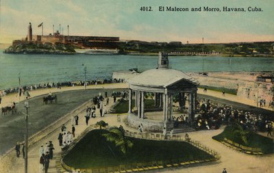 El Malecon et Morro, La Havane, Cuba, vers 1915 - Unbekannt