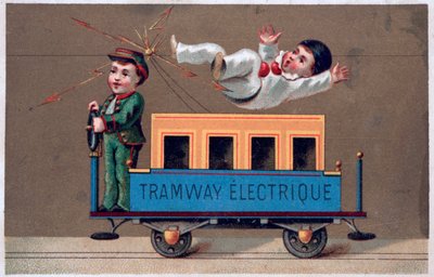 Tramway électrique, 19ème siècle - Unbekannt