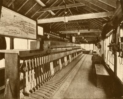 Cabine de signalisation électromécanique à Victoria, Southern Railway, 1930 - Unbekannt