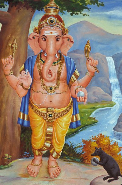Ganesh, dieu hindou à tête d