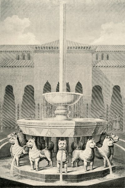 Élévation de la Fontaine des Lions, 19ème siècle, 1907 - Unbekannt