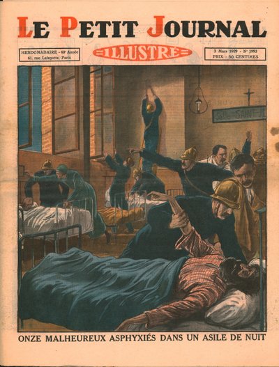Onze malheureux asphyxiés dans un abri de nuit, 1929 - Unbekannt