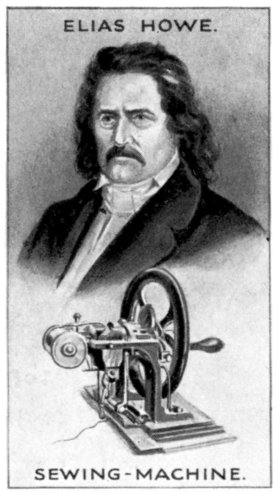Elias Howe, pionnier américain de la machine à coudre, vers 1924 - Unbekannt