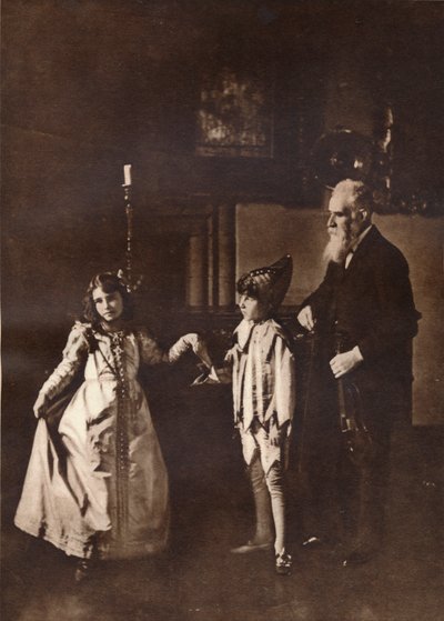 Elizabeth Angela Marguerite Bowes-Lyon, en cours de danse avec son frère, 1909 - Unbekannt