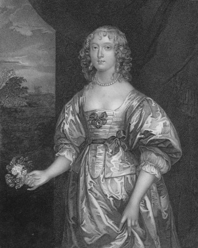 Elizabeth Cecil, comtesse de Devonshire, vers 1640, début-milieu du XIXe siècle - Unbekannt