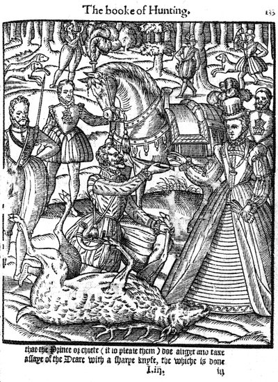 Élisabeth I effectuant la cérémonie de l