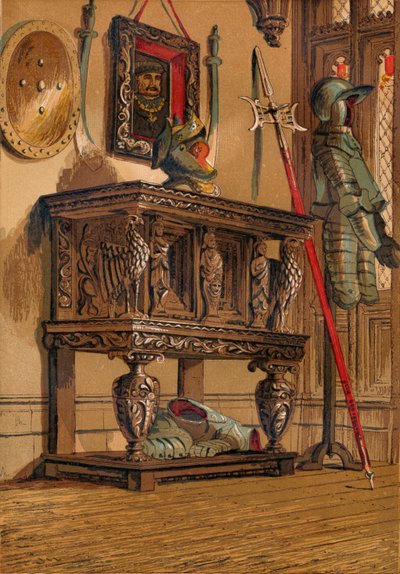 Buffet ou armoire de cour élisabéthaine, vers 1845 - Unbekannt