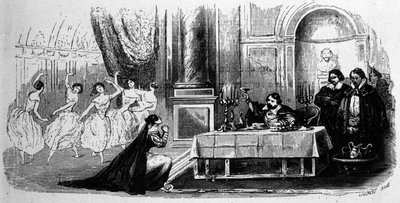 Elvira implore Don Giovanni de changer ses manières, scène de 