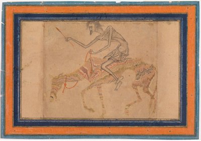 Cheval émacié et cavalier, vers 1625 - Unbekannt