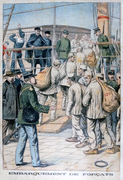 Embarquement des condamnés pour la Guyane française, 1904 - Unbekannt