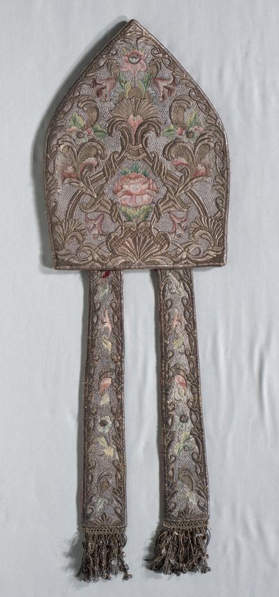 Mitre brodée, 1700s - Unbekannt
