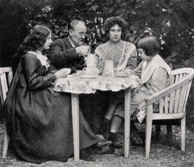 Émile Zola, romancier français, avec sa famille, 1899 - Unbekannt