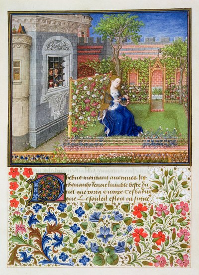 Émilie dans son jardin, 1468 - Unbekannt