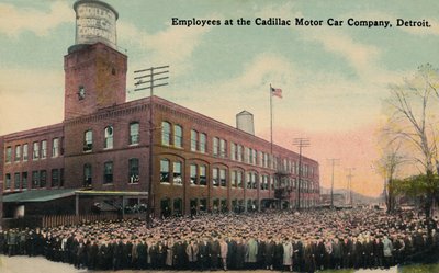 Employés de la Cadillac Motor Car Company, Detroit, vers 1930 - Unbekannt