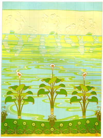 Carreaux de salle de bain émaillés, 1898 - Unbekannt