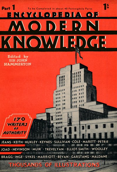 Encyclopédie de la connaissance moderne Partie 1 publicité, 1935 - Unbekannt