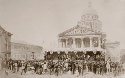 Enrôlement de volontaires dans la Garde nationale, Place du Panthéon, Paris, 1870-1871 - Unbekannt
