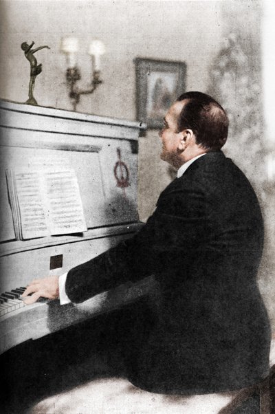Enrico Caruso - Le célèbre ténor italien au piano - Unbekannt
