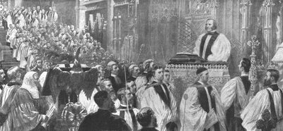 Intrônisation du Dr Temple comme archevêque dans la cathédrale de Canterbury, 8 janvier 1897, 1901 - Unbekannt