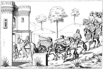 Entrée du lord chief sur le site du tournoi, 15ème siècle - Unbekannt