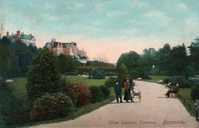 Entrée des jardins de Chine, Boscombe, Dorset, c1905 - Unbekannt