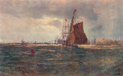 Entrée du port de Portsmouth, fin du 19ème siècle, 1906 - Unbekannt