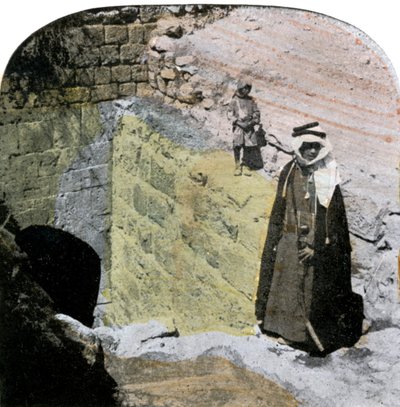 Entrée à la Fontaine des Vierges, Jérusalem, Israël, fin XIXe siècle - Unbekannt