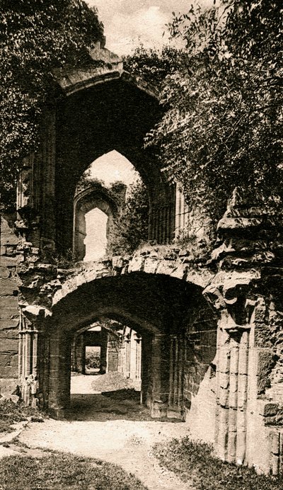 Entrée de la salle de banquet, château de Kenilworth, Warwickshire, début 20ème siècle - Unbekannt