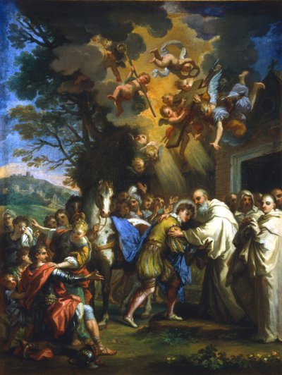 Entrée de Saint Bernard dans la ville, vers 1630-1679 - Unbekannt