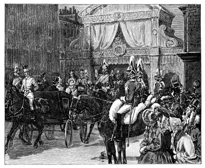 Entrée de la princesse Alexandra à Londres, fin du 19ème siècle - Unbekannt