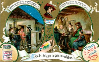 Épisodes de la vie de peintres célèbres : Rembrandt, vers 1900 - Unbekannt