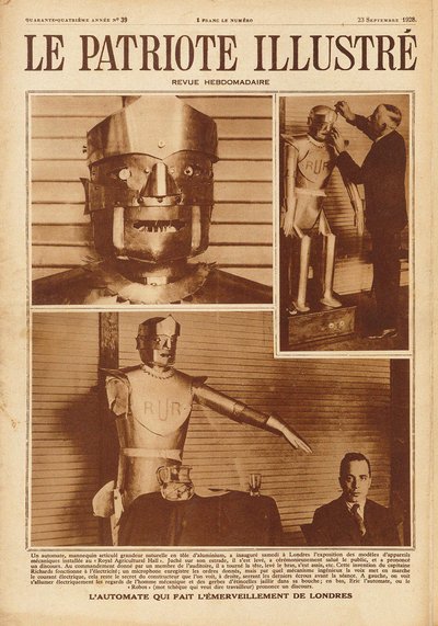 Eric, le premier robot britannique à l
