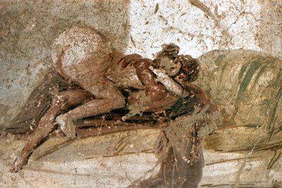 Fresque érotique, Pompéi, Italie - Unbekannt