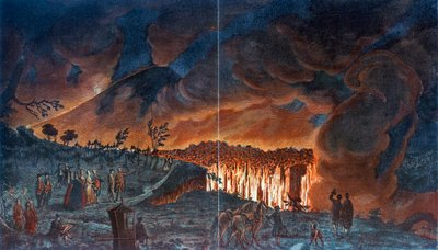 Éruption du Vésuve, 1776 - Unbekannt