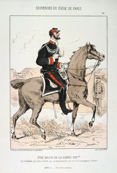 État-major de la Garde nationale, Siège de Paris, Guerre franco-prussienne, 1870-1871 - Unbekannt