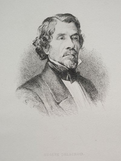 Eugène Delacroix, 1800s - Unbekannt