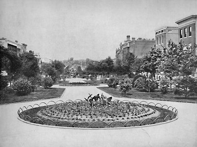 Eutaw Place regardant vers le nord, Baltimore, Maryland, vers 1897 - Unbekannt