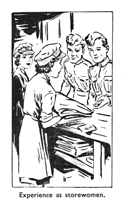 Expérience en tant que vendeuses, 1940 - Unbekannt
